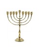 Tall Brass Chanukah Menorah Cups with Pomegranat... | Hanukkah Menorah