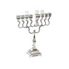 Silver Plated Chanukah Menorah Swirls with Class... | Hanukkah Menorah