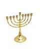Small Antique Classic Gold Chanukah Menorah For ... | Hanukkah Menorah