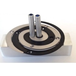 Adi Sidler Double Spiral Chanukah Dreidel Brushed Alumin... | Dreidels