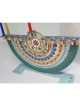 Dorit Judaica Arc Chanukah Menorah Colorful Pome... | Hanukkah Menorah