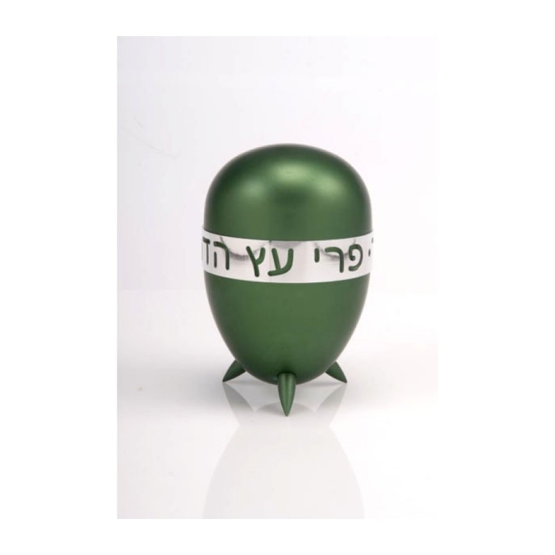 Agayof Prestigious Gleaming Anodized Aluminium Etrog ho... | Etrog Box