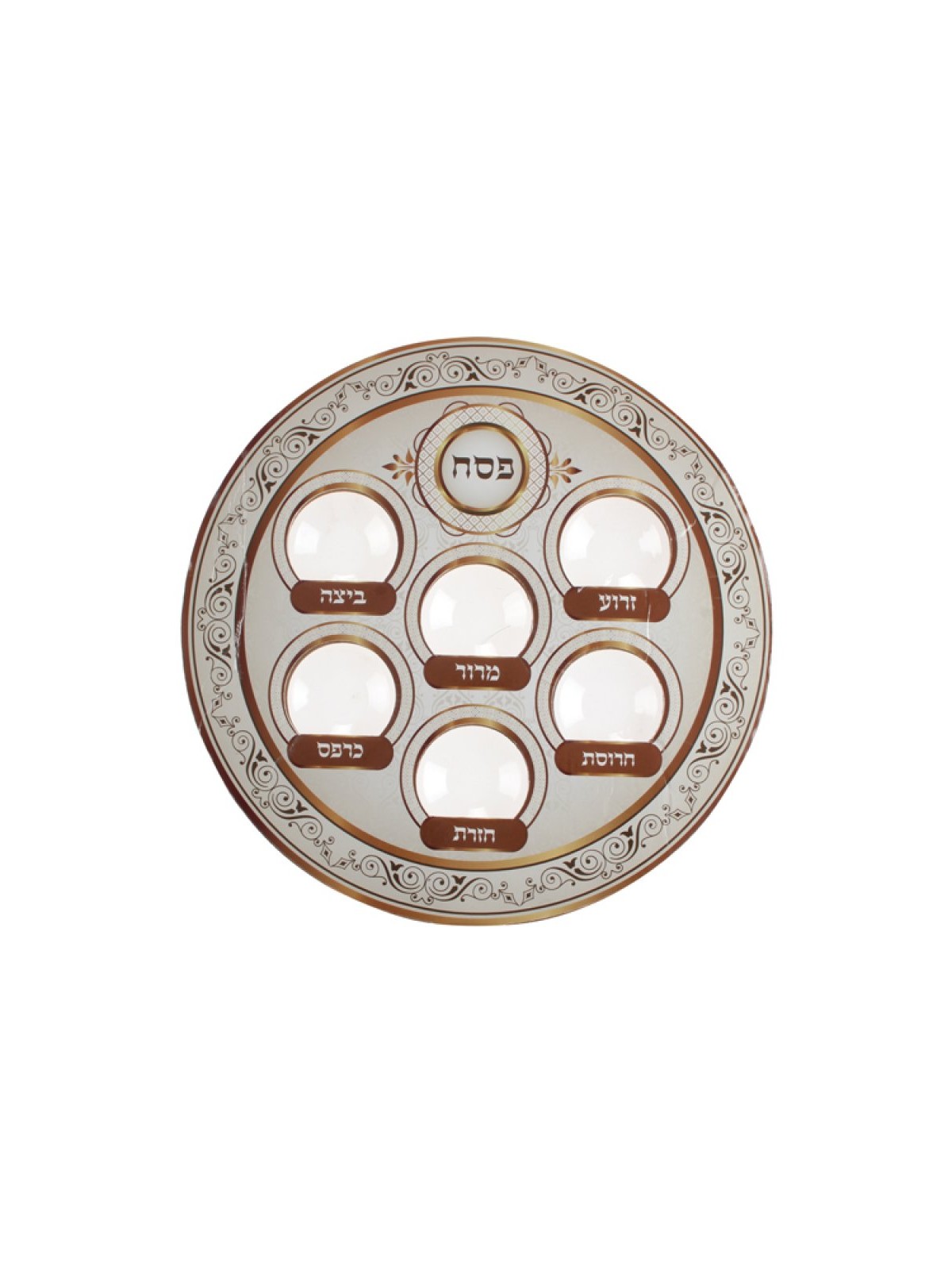 Lightweight Plastic and Cardboard Passover Seder Pat... | Seder Plates