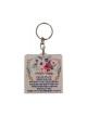 Dorit Judaica Decorative Key Chain Gratitude Ps... | Judaica Keychains