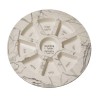 Rosh Hashanah Seder Plate for Symbolic Foods Marble ... | Seder Plates