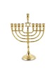 Brass Metal Chanukah Menorah with Star of David ... | Hanukkah Menorah