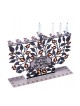 Dorit Judaica Laser Cut Chanukah Menorah with Po... | Hanukkah Menorah