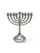 Small Classic Nickel Chanukah Menorah Decorative... | Hanukkah Menorah