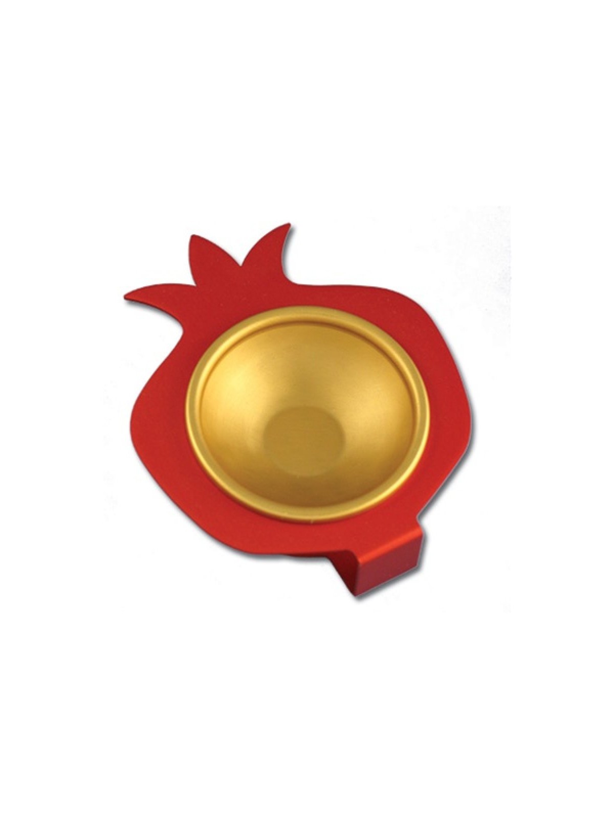 Shraga Landesman Pomme rouge surélevée en aluminium... | Cadeau juif d'Israël
