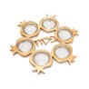 Pomegranate Shaped Seder Plate with Six Glass Bowls ... | Seder Plates