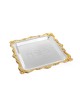 Gold and Silver Color Square Matzah Tray ... | Jewish Gift from Israel