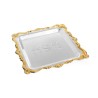 Gold and Silver Color Square Matzah Tray ... | Jewish Gift from Israel