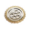 Two Tone Gold and Silver Plated Passover Seder Plate... | Seder Plates