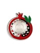 Dorit Judaica Pomegranate Shaped Honey Di... | Jewish Gift from Israel