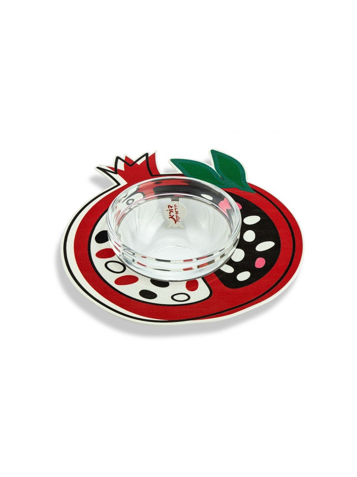 Dorit Judaica Pomegranate Shaped Honey Di... | Jewish Gift from Israel