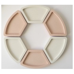 Graciela Noemi Handcrafted Modular Passover Seder Pl... | Seder Plates