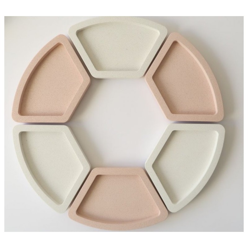 Graciela Noemi Handcrafted Modular Passover Seder Pl... | Seder Plates