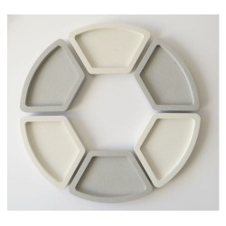 Graciela Noemi Handcrafted Modular Passover Seder Pl... | Seder Plates