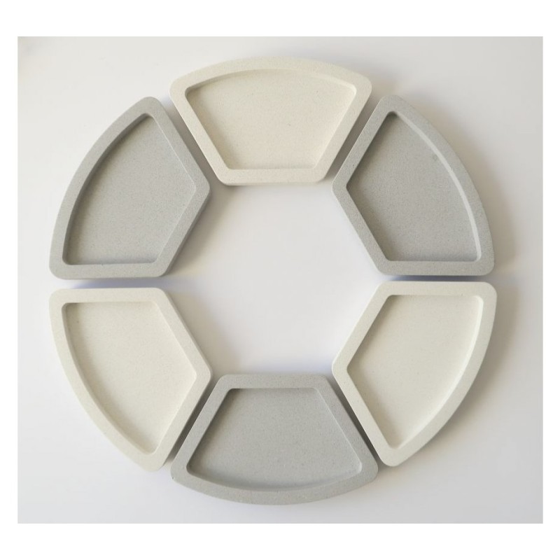 Graciela Noemi Handcrafted Modular Passover Seder Pl... | Seder Plates