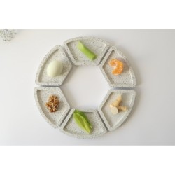 Graciela Noemi Handcrafted Modular Passover Seder Pl... | Seder Plates