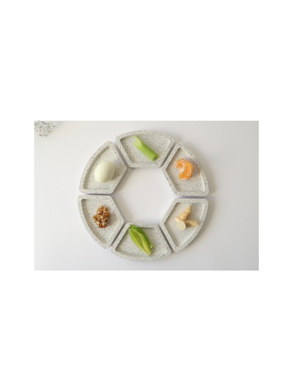 Graciela Noemi Handcrafted Modular Passover Seder Pl... | Seder Plates