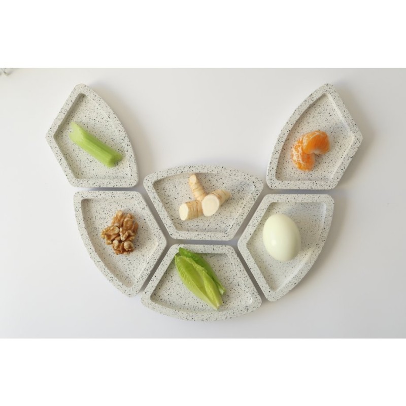 Graciela Noemi Handcrafted Modular Passover Seder Pl... | Seder Plates