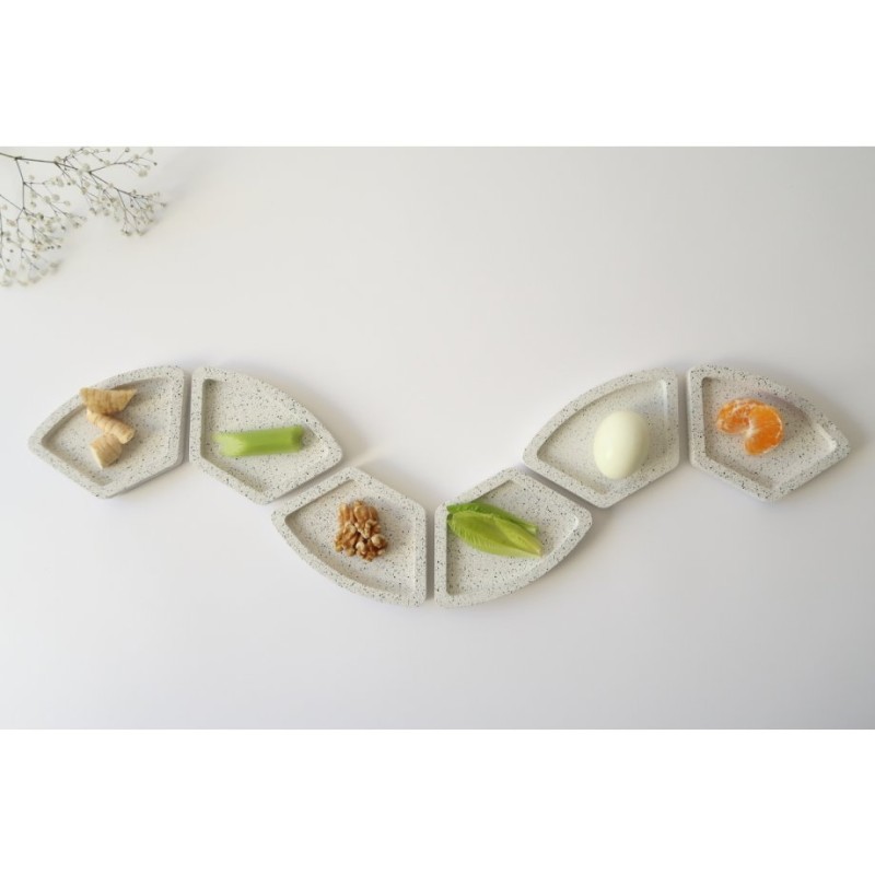Graciela Noemi Handcrafted Modular Passover Seder Pl... | Seder Plates