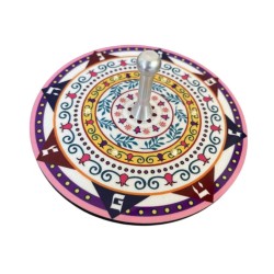 Dorit Judaica Decorative Sparkling Dreidel with Stand Sh... | Dreidels