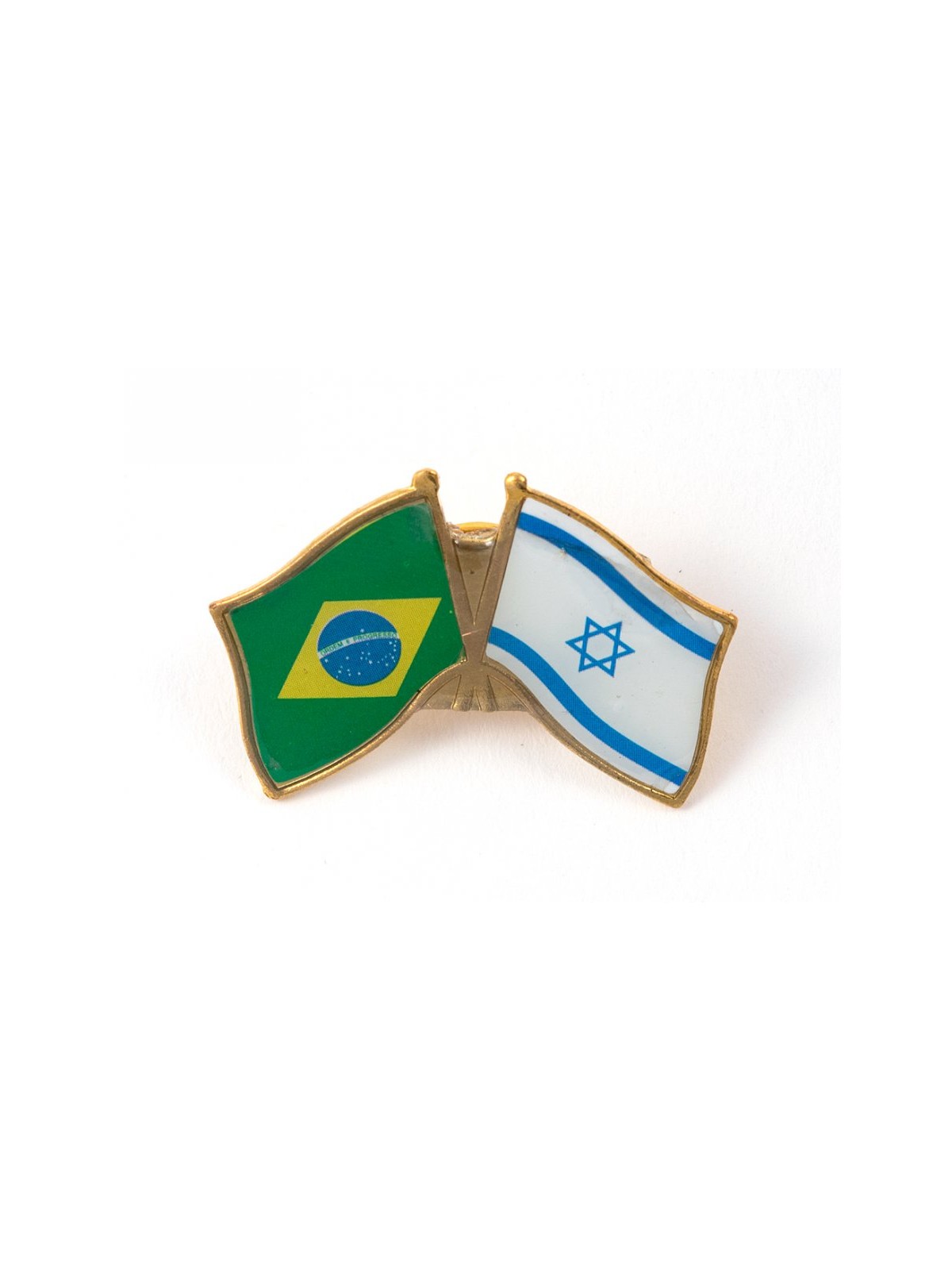 Israel Brazil Flags Lapel Pin | Lapel Pins