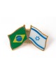 Israel Brazil Flags Lapel Pin | Lapel Pins