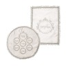 White Satin Passover Matzah Afikoman Set... | Matzah & Afikoman Covers