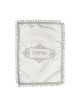 White Satin Afikoman Bag Silver Embroide... | Matzah & Afikoman Covers