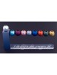 Agayof Hanukkah Menorah with Balls in Space Mira... | Hanukkah Menorah