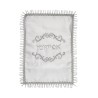 Satin Afikoman Bag Silver Embroidery %96... | Matzah & Afikoman Covers