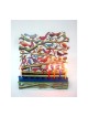 David Gerstein Laser Cut Metal Colorful Chanukah... | Hanukkah Menorah