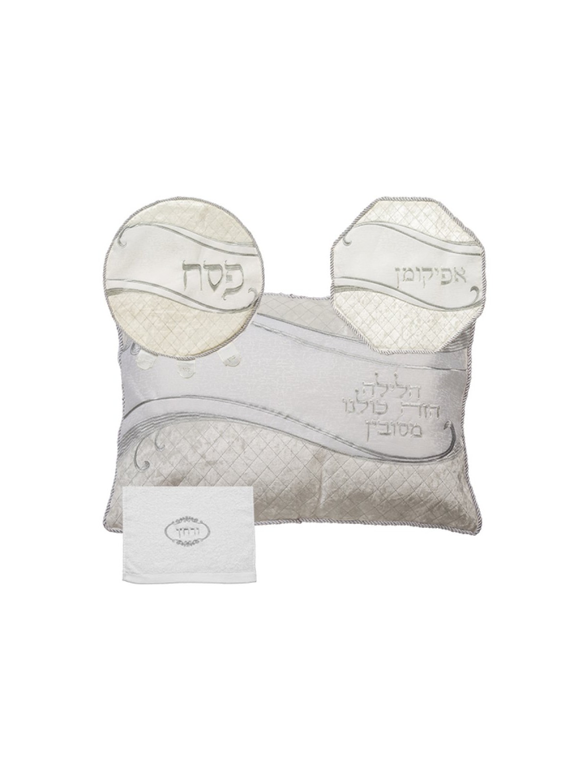 Four Piece Pesach Set Pillow Case Towel ... | Matzah & Afikoman Covers