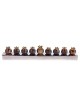 Yair Emanuel Pomegranate Hanukkah Menorah Anodiz... | Hanukkah Menorah