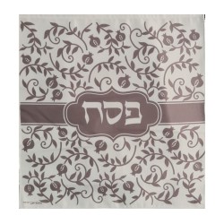 Dorit Judaica Satin Matzah Cover Flowing... | Matzah & Afikoman Covers