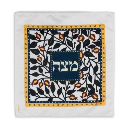 Dorit Judaica Satin Matzah Cover Flowing... | Matzah & Afikoman Covers