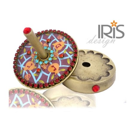 Iris Design Hanukkah Dreidel | Dreidels