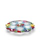 Dorit Judaica Raised Seder Plate %96 Colorful with L... | Seder Plates