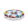 Dorit Judaica Raised Seder Plate %96 Colorful with L... | Seder Plates