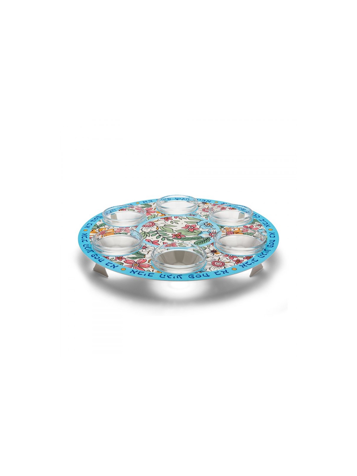 Dorit Judaica Seder Plate %96 Colorful Floral Displa... | Seder Plates
