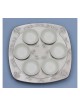 Shraga Landesman Aluminum Seder Plate Engraved Hebre... | Seder Plates