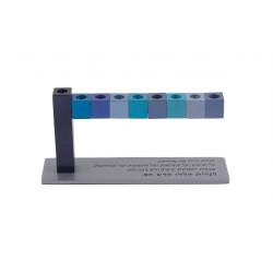 Yair Emanuel Hanukkah Menorah of Floating Cubes ... | Hanukkah Menorah