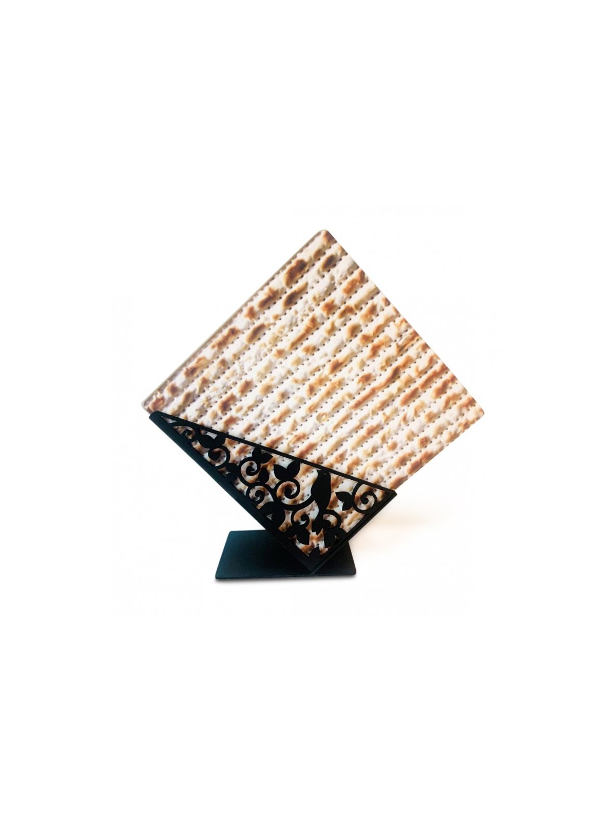 Iris Design Decorative Matzah Crackers Ho... | Jewish Gift from Israel