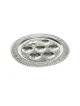 Decorative Silver Plated Passover Seder Plate Diamon... | Seder Plates