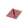 Yair Emanuel Dreidel Silver Floral and Pomegranate Cutou... | Dreidels