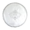 Passover Matzah Cover Silver Embroidered... | Matzah & Afikoman Covers