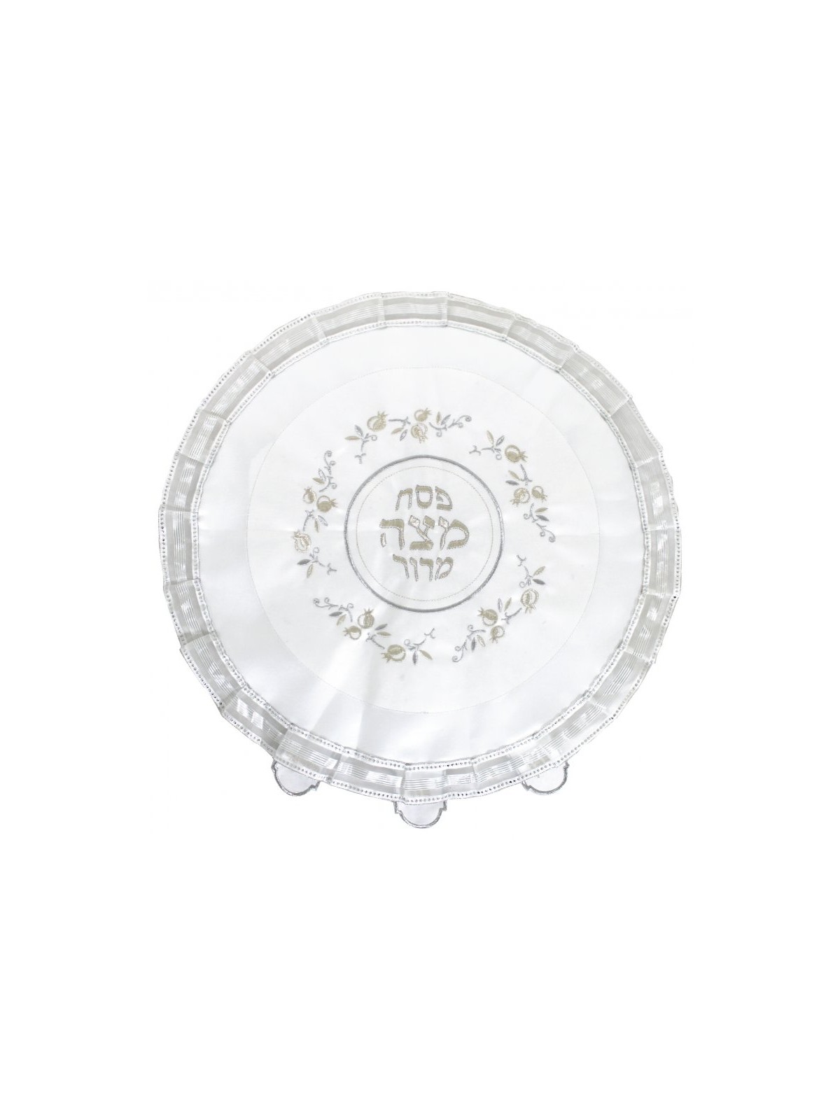 Passover Matzah Cover Pomegranate Circul... | Matzah & Afikoman Covers